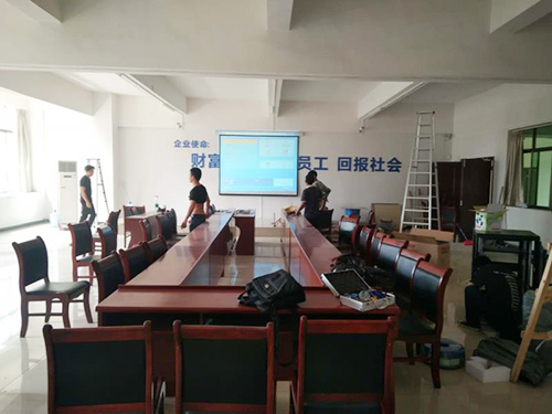 上海市音响世界视听音响工程部-中铁五局会议视听工程